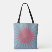 Tote Bag Coral Rose Starburst (Dos)