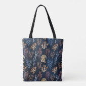 Tote Bag Coraux Motif de vie sous-marine (Dos)