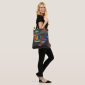 Tote Bag corazon autismo (Sur le modèle)
