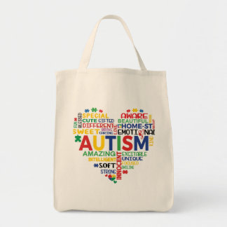 Tote Bag corazon autismo