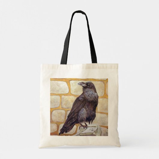 Tote Bag Corbeau (Dos)