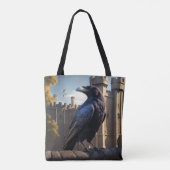 Tote Bag Corbeau (Dos)