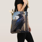 Tote Bag Corbeau (De près)