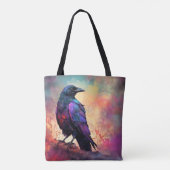 Tote Bag Corbeau corbeau corbeau oiseau 97 (Dos)