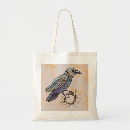 Tote Bag corbeau mystique (Devant)