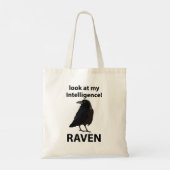 Tote Bag Corbeau Regarde Mon Intelligence Corbeau (Dos)