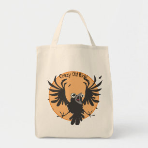 Tote Bag Corbeau vieux fou