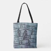 Tote Bag Corbeaux Vogel (Dos)