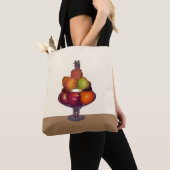 Tote Bag Corbeille à fruits avec support (De près)