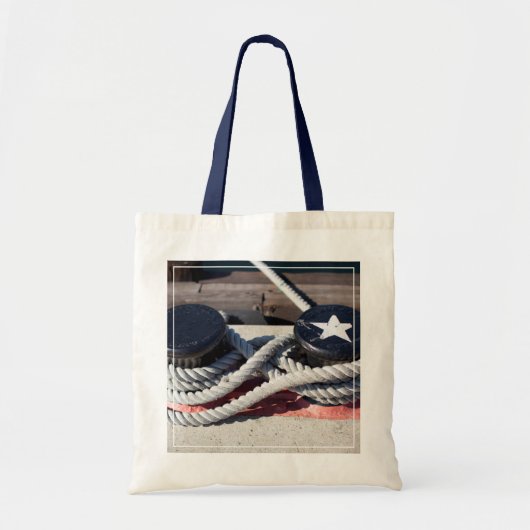 Tote Bag Corde attachée à deux bornes (Devant)