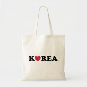 Tote Bag Corée amour coeur
