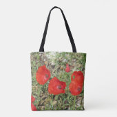 Tote Bag Corfou Red Poppies (Dos)