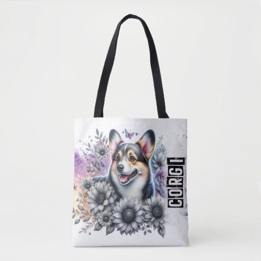 Tote Bag Corgi (Devant)
