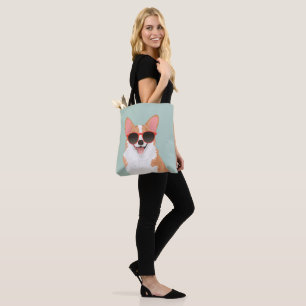 Tote Bag Corgi de sourire mignon de Gallois de Pembroke