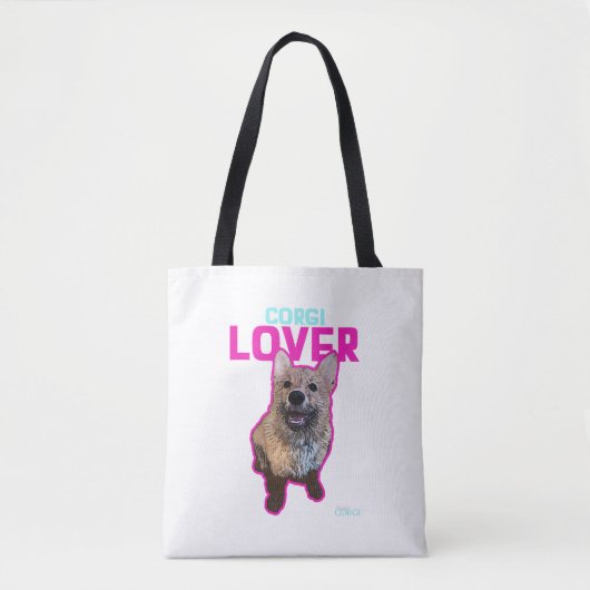 Tote Bag Corgi Lover (Devant)