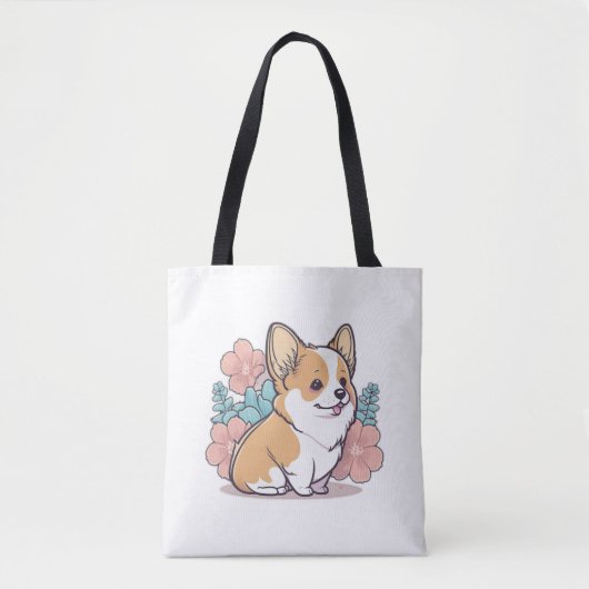 Tote Bag corgi mignon (Devant)