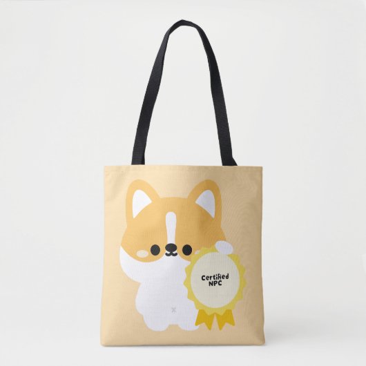 Tote Bag Corgi PNJ certifié (Devant)
