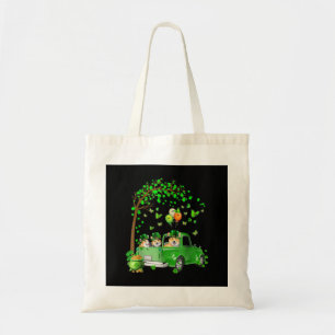 Tote Bag Corgi St Patrick Day Green Truck Under