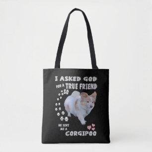 Tote Bag Corgipoo Lover, Cockerpoo Mom, Corgi Poodle Dad
