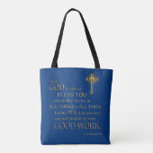 Tote Bag Corinthiens Bible Verse  (Dos)