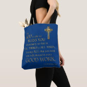 Tote Bag Corinthiens Bible Verse  (De près)