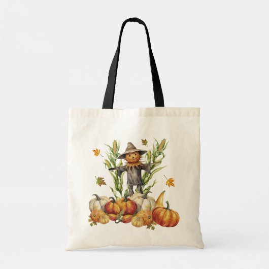 Tote Bag Corn Maze Automne Citrouilles (Dos)