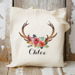 Tote Bag corne de cerf Sirène florale, Mariage Favor<br><div class="desc">Découvrez plus de 200 styles de sacs fourre-tout mariages populaires de la collection "Sacs fourre-tout Mariages" de notre boutique ! Cliquez sur "Edit Design" pour customiser plus loin. Vous pouvez changer la taille de police, la couleur de police et plus ! sacs fourre-tout mariages, sacs fourre-tout mariage, sacs fourre-tout floraux,...</div>