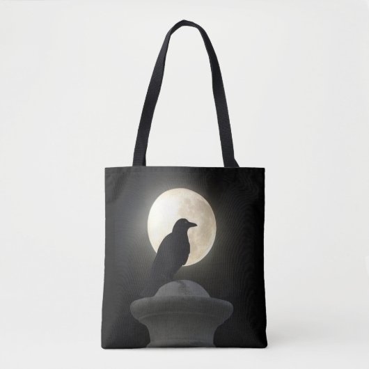 Tote Bag Corneille Au Feu De La Lune Fourre-tout (Devant)