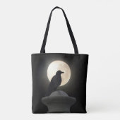 Tote Bag Corneille Au Feu De La Lune Fourre-tout (Dos)