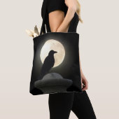 Tote Bag Corneille Au Feu De La Lune Fourre-tout (De près)