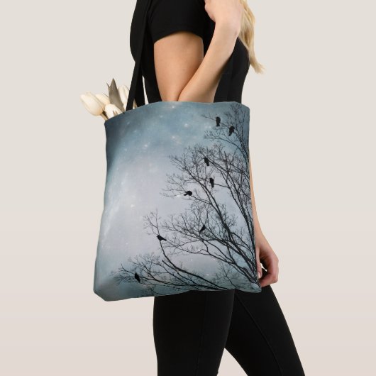 Tote Bag Corneilles de tempête (De près)