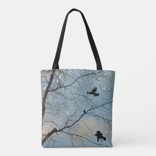 Tote Bag Corneilles d'hiver (Dos)