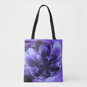 Tote Bag Corolla Bleue Stimulée Pétales