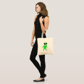 Tote Bag coronavirus halloween masque visage alien (Devant (modèle))