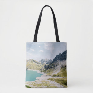 TOTE BAG CORPS D'EAU ENTOURÉ DE MONTAGNES