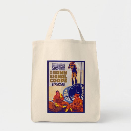 Tote Bag Corps des signaux (Devant)