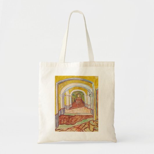 Tote Bag Corridor dans l'asile (par Vincent van Gogh) (Devant)