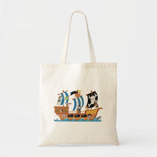Tote Bag Corsaire de bateau de pirate (Devant)