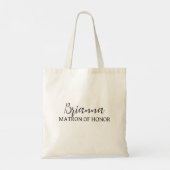Tote Bag Cortège de mariage simple (Dos)