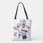 Tote Bag Cosmétique / maquillage illustration (Dos)