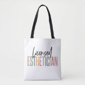 Tote Bag Cosmetologue esthétique agréé (Devant)
