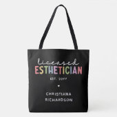 Tote Bag Cosmetologue Esthétique Autorisé Sur Mesure (Devant)