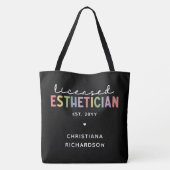 Tote Bag Cosmetologue Esthétique Autorisé Sur Mesure (Dos)