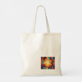 Tote Bag Cosmic Burst Abstract Splatter Art (Dos)