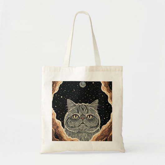 Tote Bag Cosmic Cat (Devant)