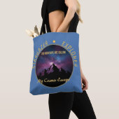 Tote Bag Cosmic Mountain Calling (De près)