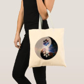 Tote Bag Cosmic Yin Yang Paw (Devant (produit))