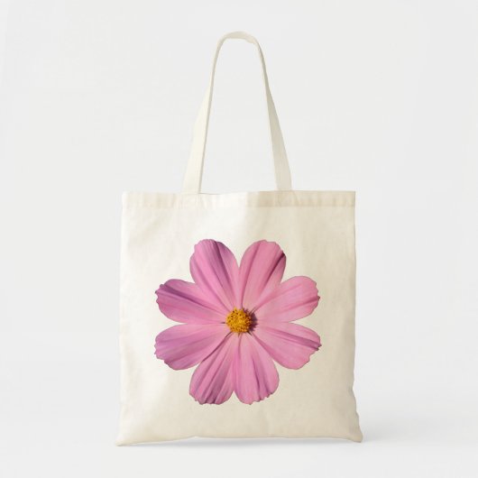 Tote Bag Cosmos roses (Devant)
