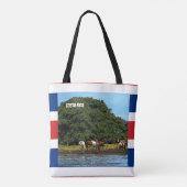 Tote Bag Costa Rica - Chevaux au bord de l'eau (Dos)