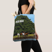 Tote Bag Costa Rica - Chevaux au bord de l'eau (De près)